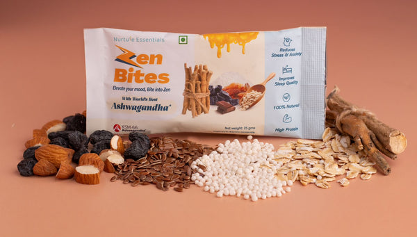 ZenBites| Granola Bar With KSM-66 Ashwagandha|100% Natural